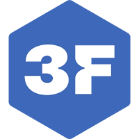 3F - bleu
